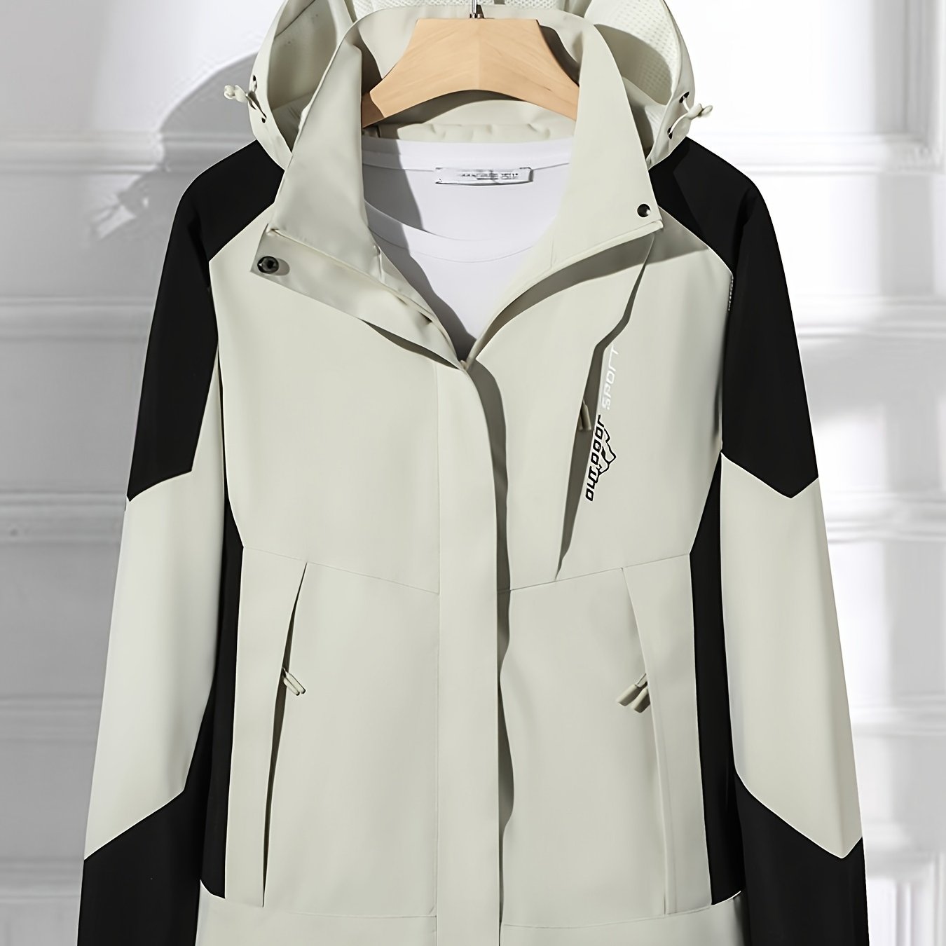 Women'S Casual Outdoor Hiking Jacket - Lightweight, Windproof with Detachable Hood, Zippered Front, Multiple Pockets, Polyester Lining, Ideal for Spring/Fall, Casual Outdoor Gear | Casual Style Jacket | Zippered Jacket - veyora