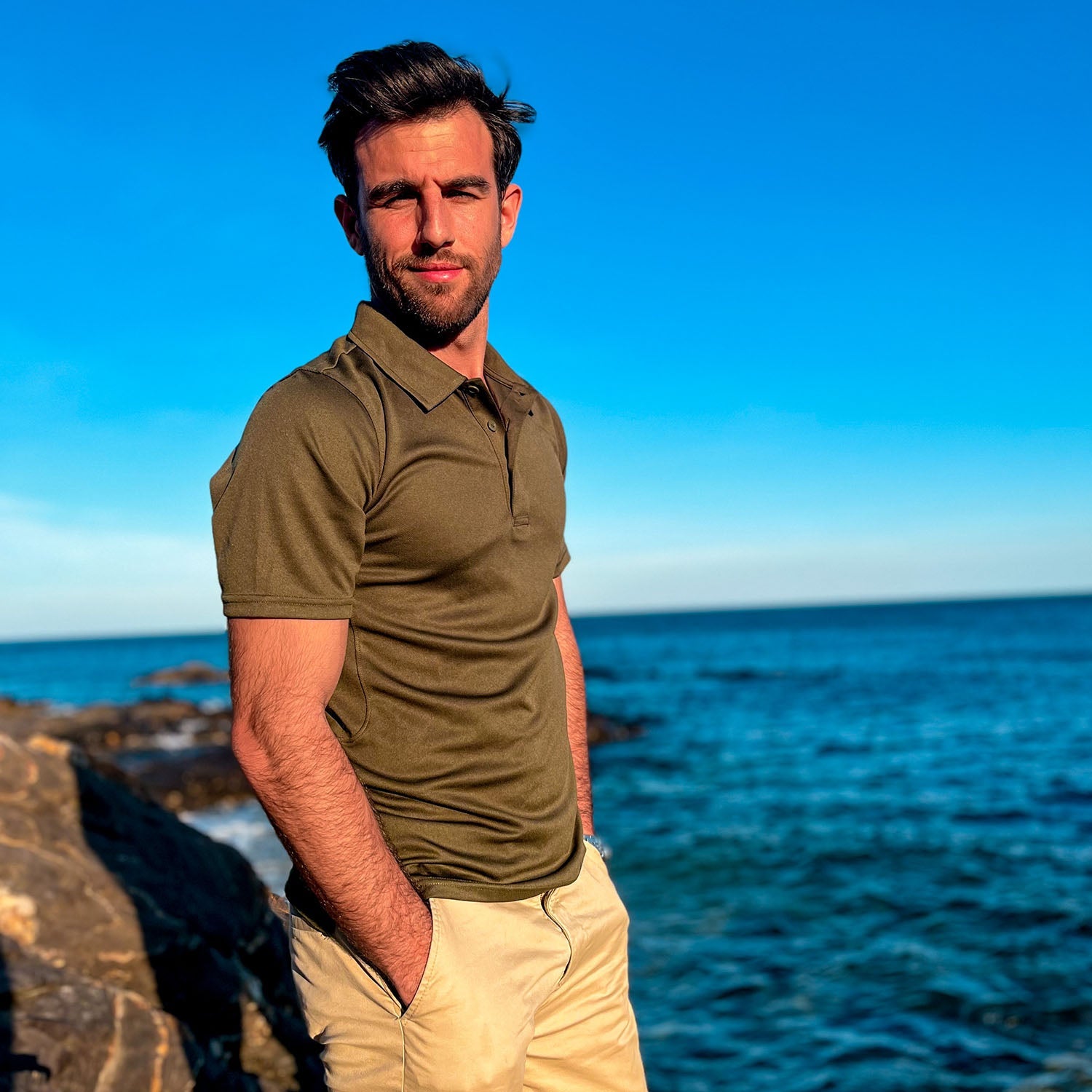 Men's Golf Quick Dry Polo Shirt