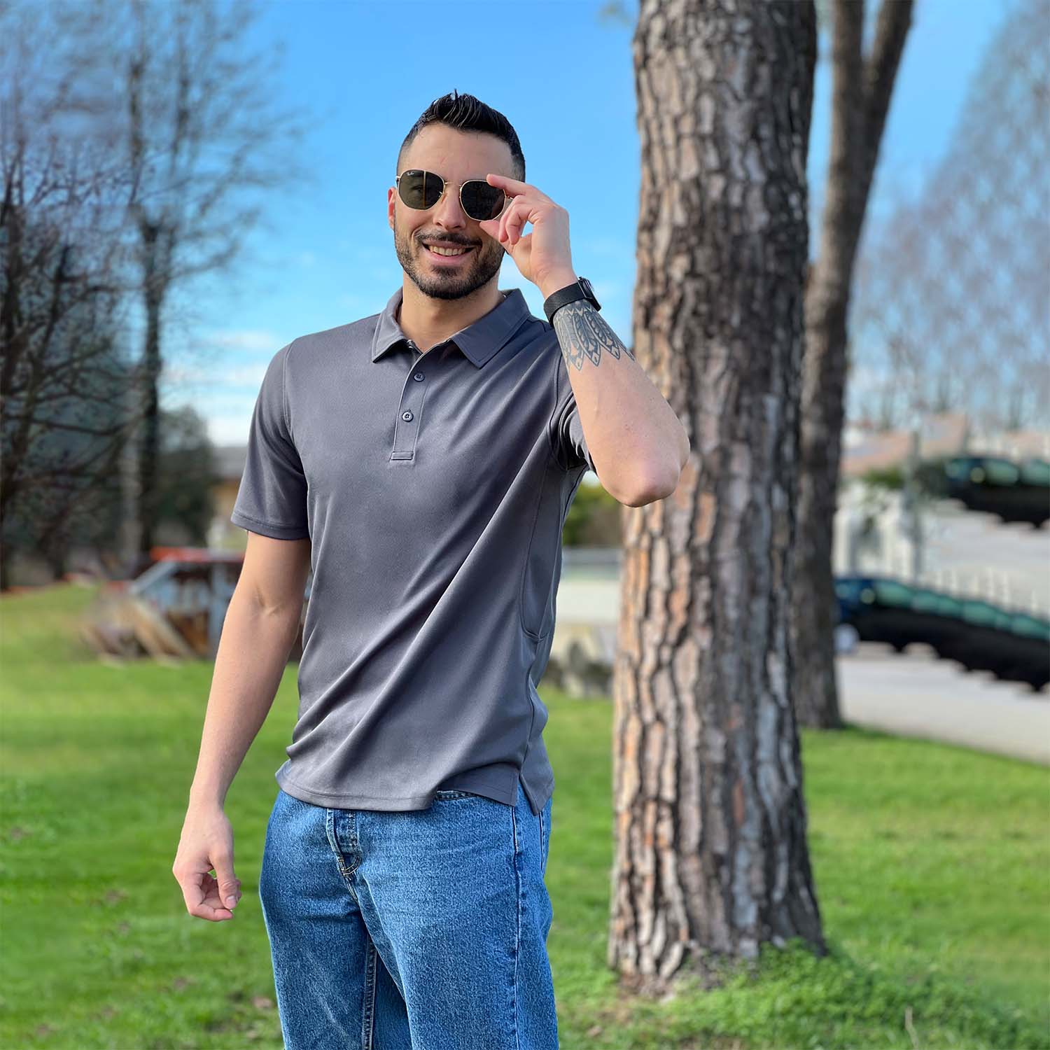 Men's Golf Quick Dry Polo Shirt