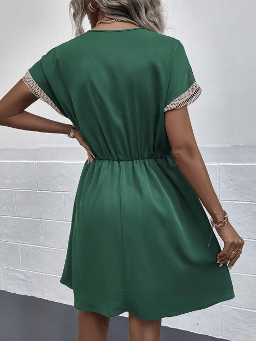 Aubrey™ - Short Dress With Elegance Lace - veyora