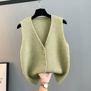 Alyssa™ - Stylish Warm Knitted Vest - veyora