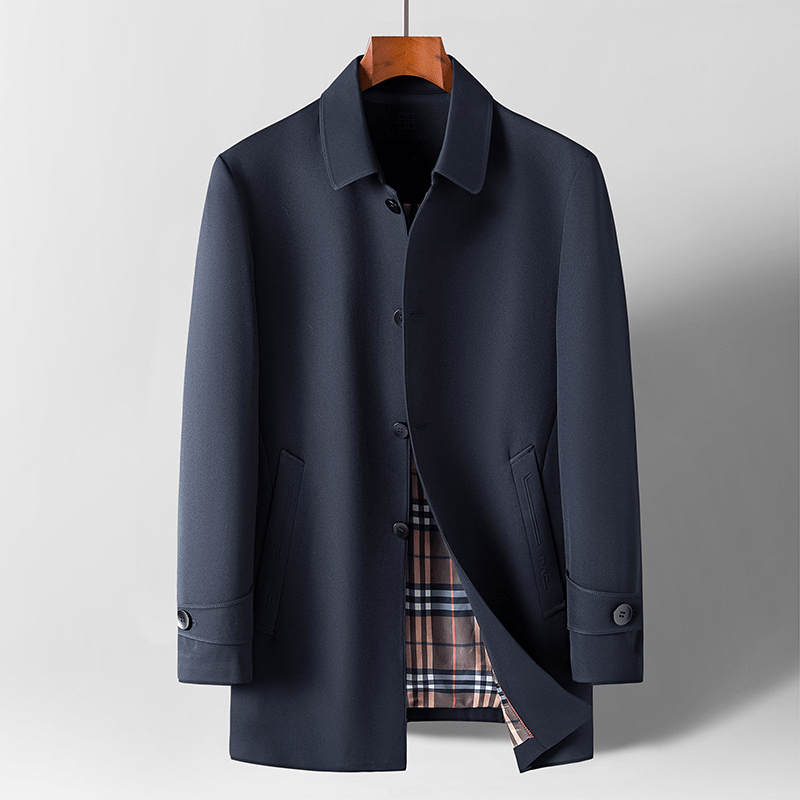 Cole™ - Stylish Checkered Coat - veyora