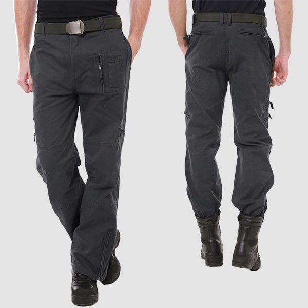 Men's Tactical Cargo Pants with 9 Pockets for Hiking - veyora
