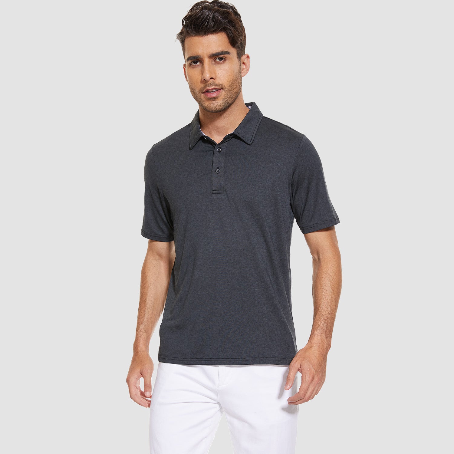 Men's Quick-Dry Performance Polo Golf Shirt