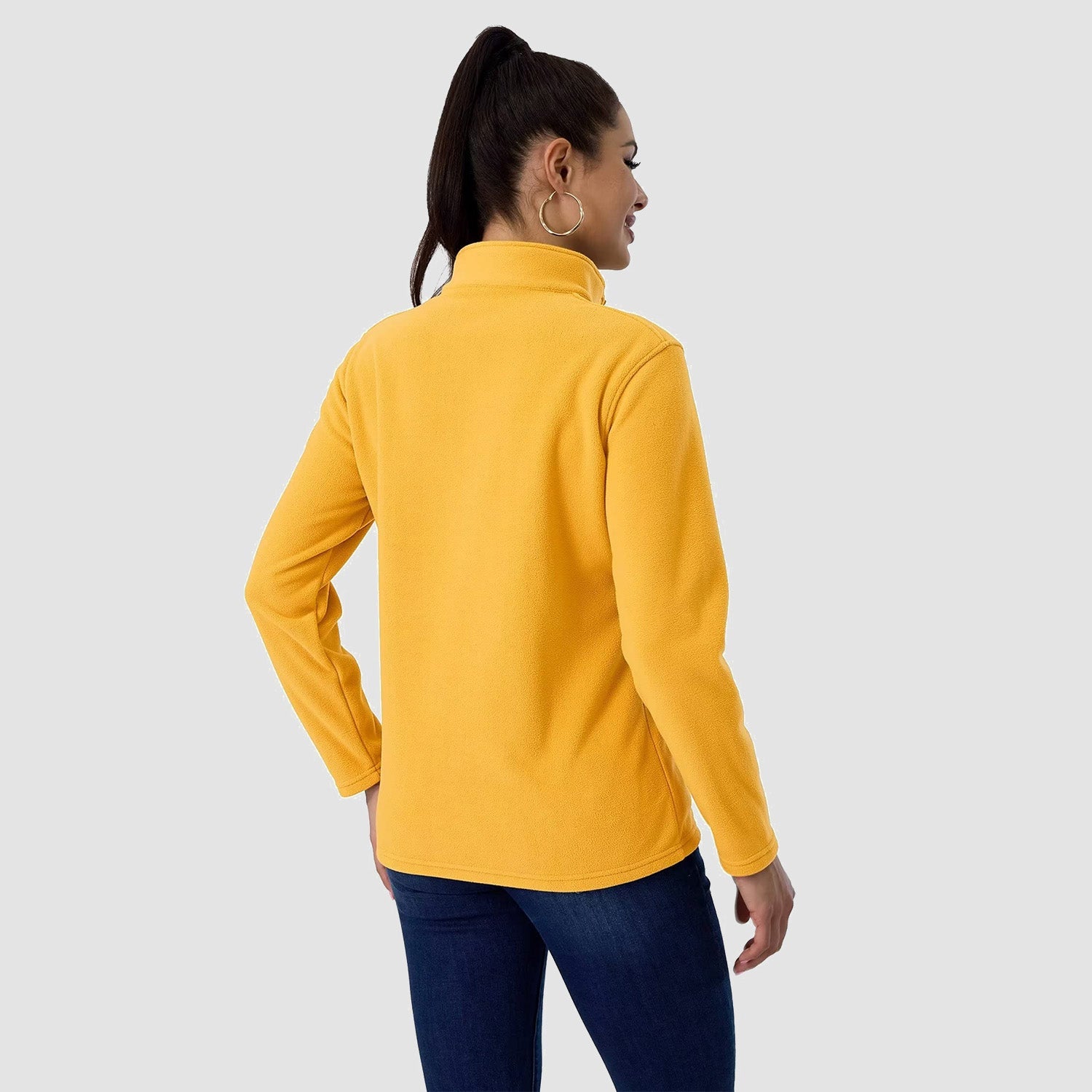 Women's 1/4 Zip Fleece Pullover - Athletic & Warm