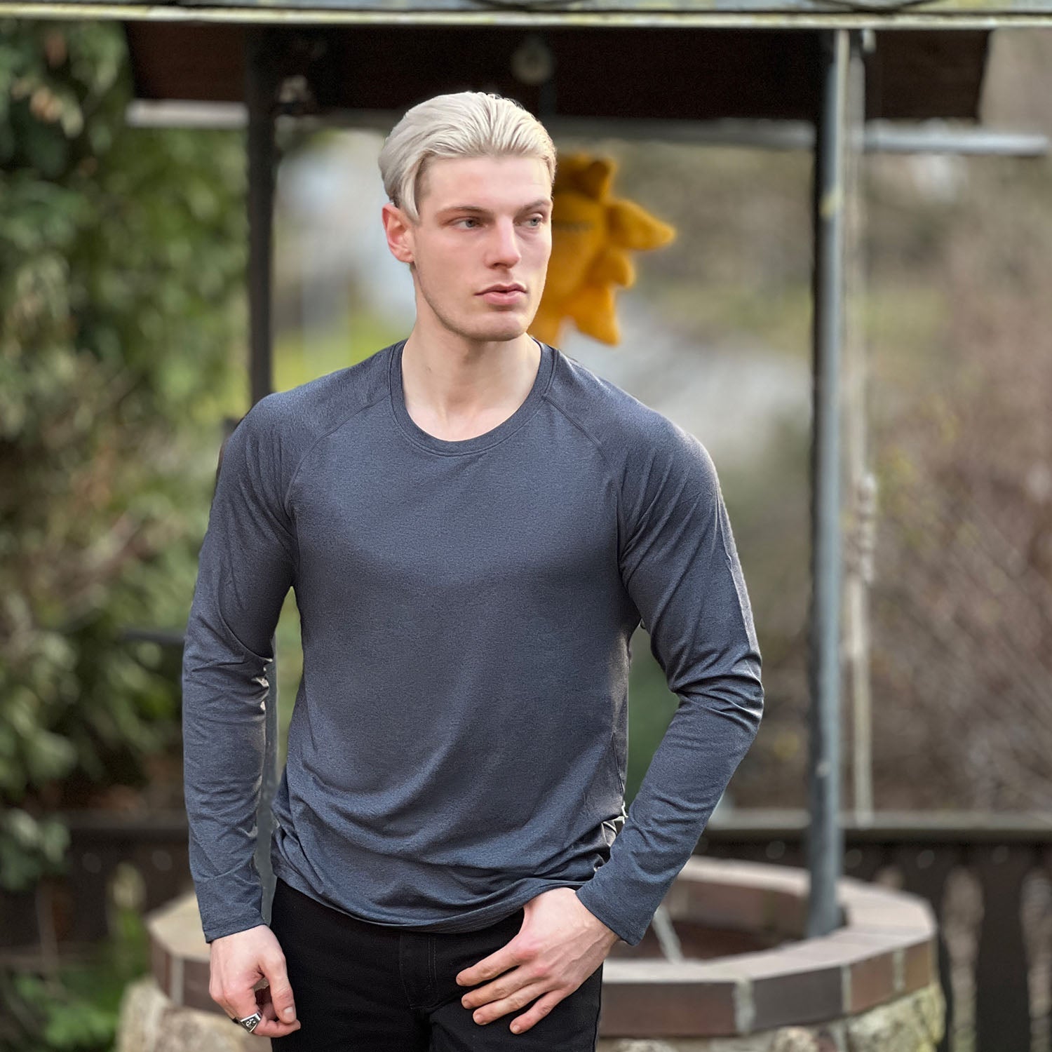 Men's Long Sleeve T-Shirt UPF 50+ Sports Tops - veyora