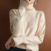 Zoe™ - Comfortable Soft Turtleneck Sweater - veyora