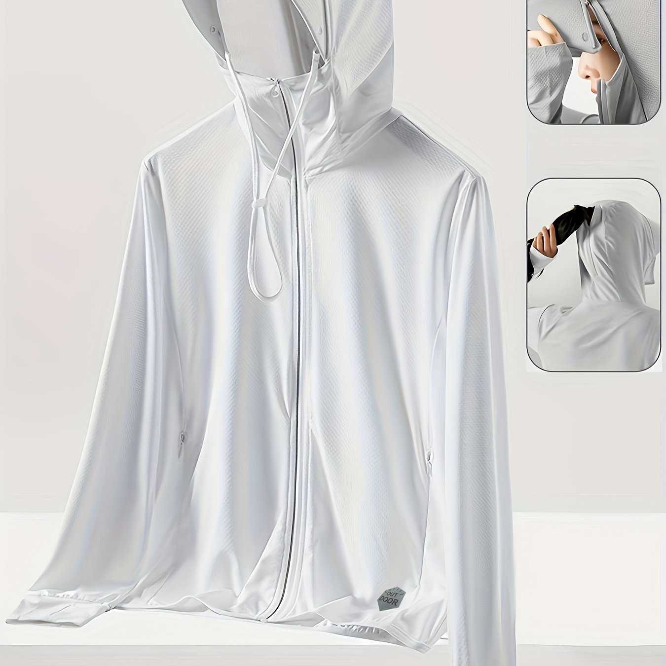 Women'S Lightweight Sun Protection Hooded Jacket - Breathable, Quick - Dry Outerwear with UV Protection, Adjustable Zip - Up for Hiking & Outdoor Activities, Hooded Jacket - veyora