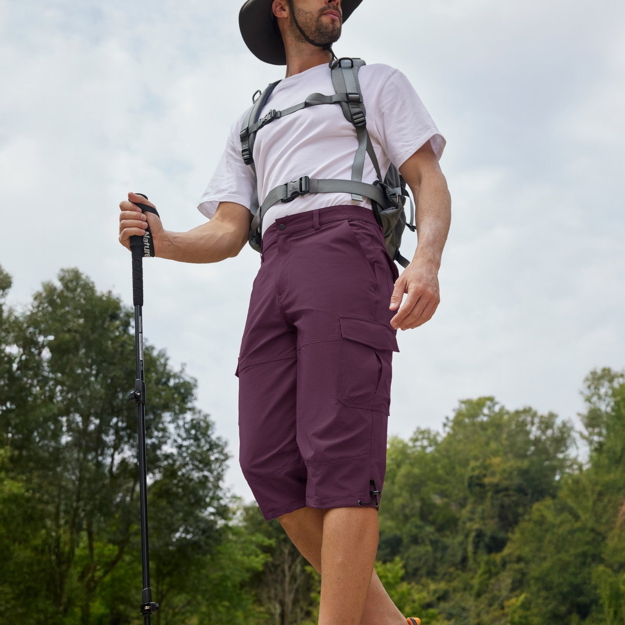 Men's 3/4 Capri Quick Dry Sports Shorts - veyora