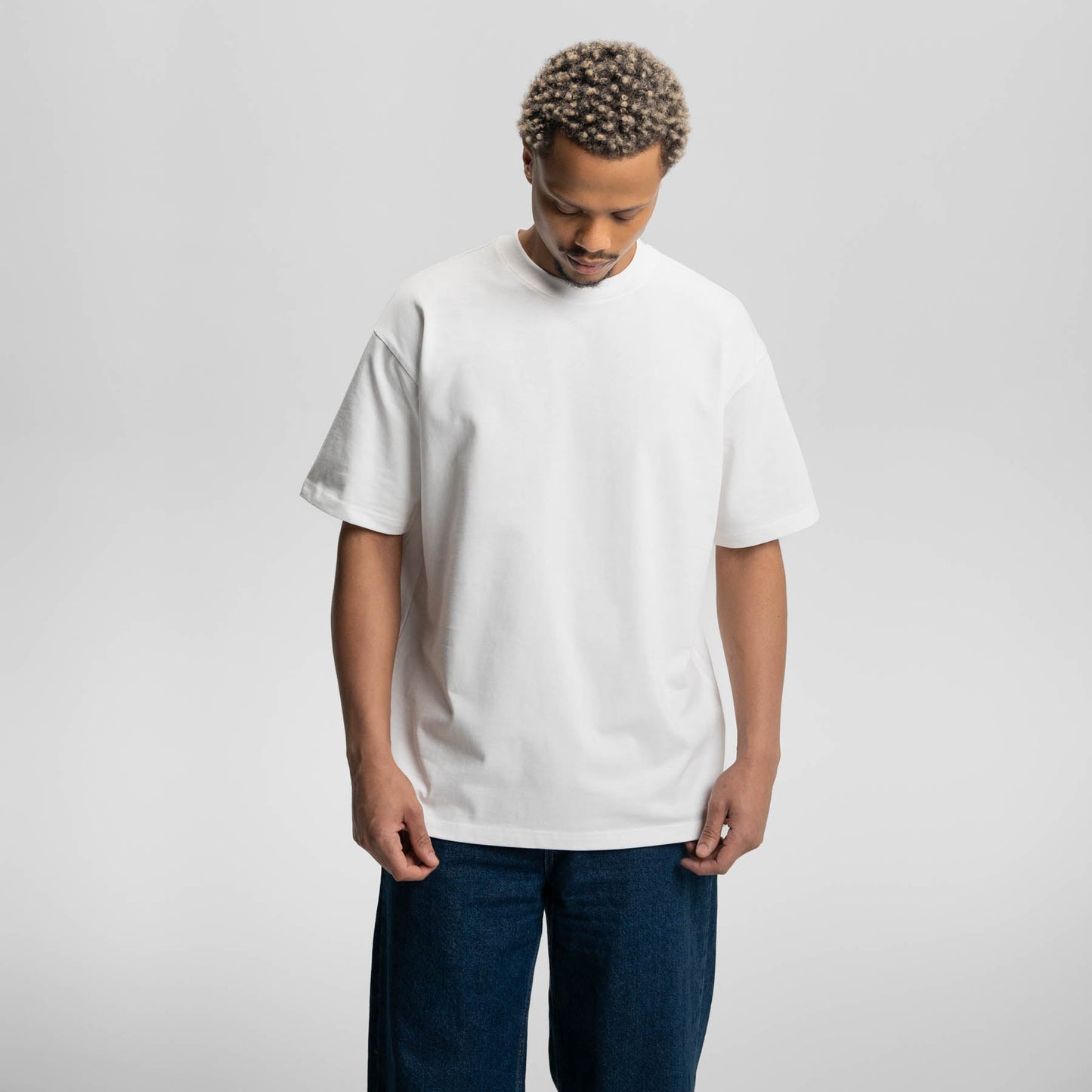 All White 3-Pack - 275GSM Heavy Loose Fit T-Shirt