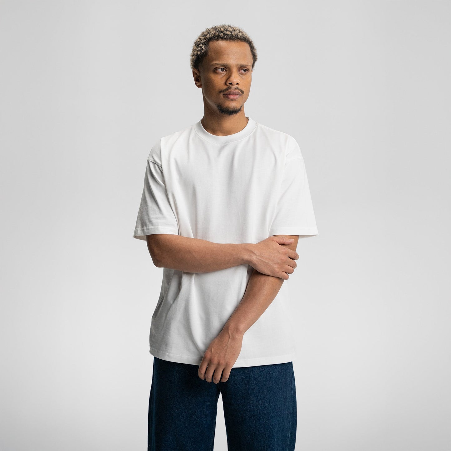 All White 3-Pack - 275GSM Heavy Loose Fit T-Shirt