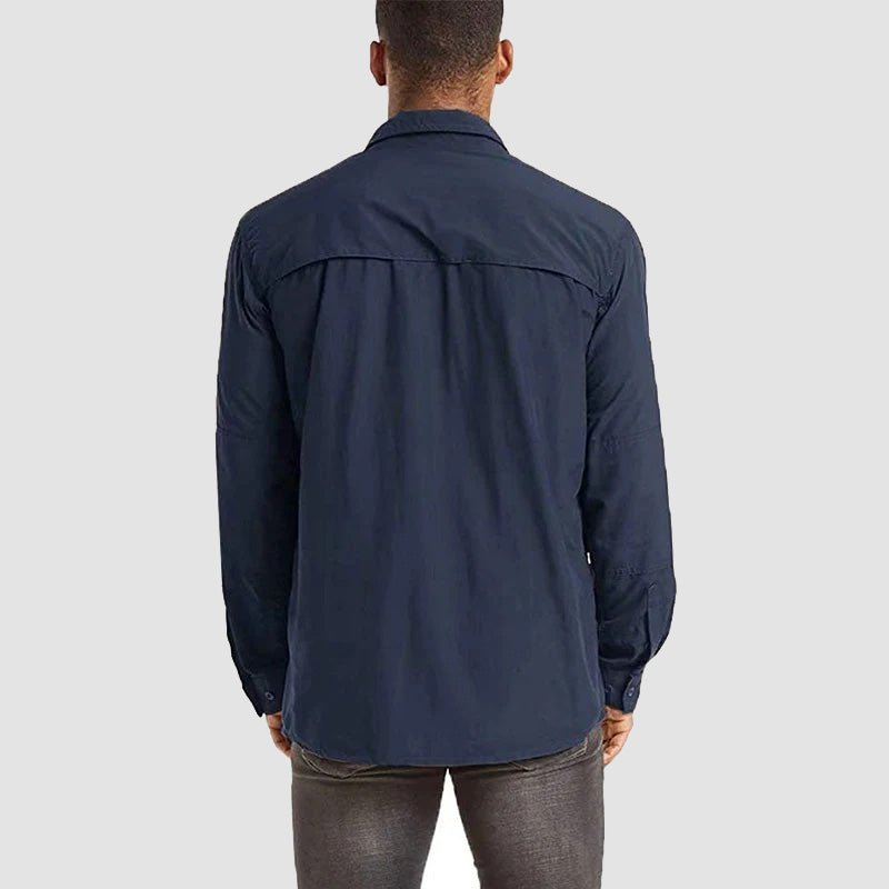 Men's Tactical Shirt, Quick-Dry & UV Protection for Hiking