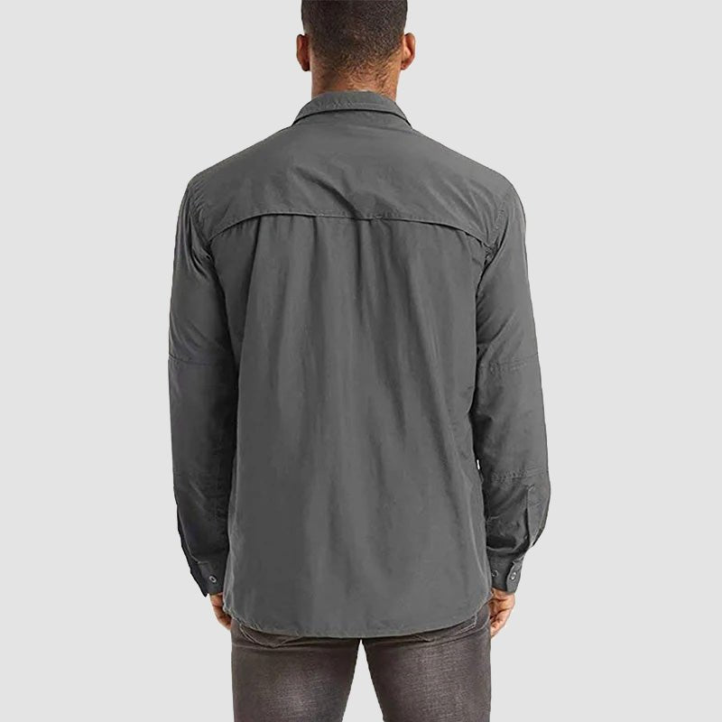Men's Tactical Shirt, Quick-Dry & UV Protection for Hiking