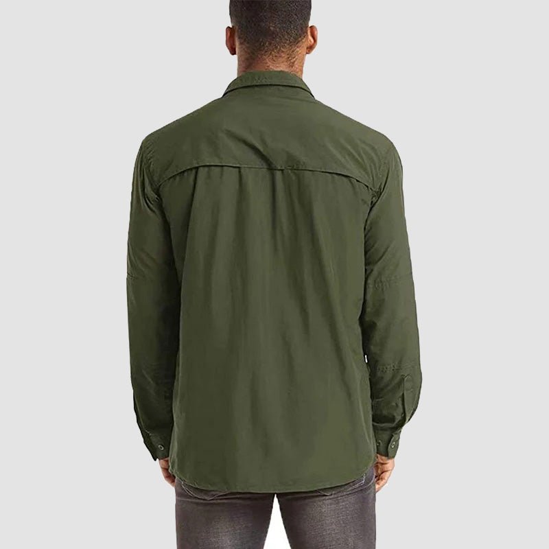 Men's Tactical Shirt, Quick-Dry & UV Protection for Hiking