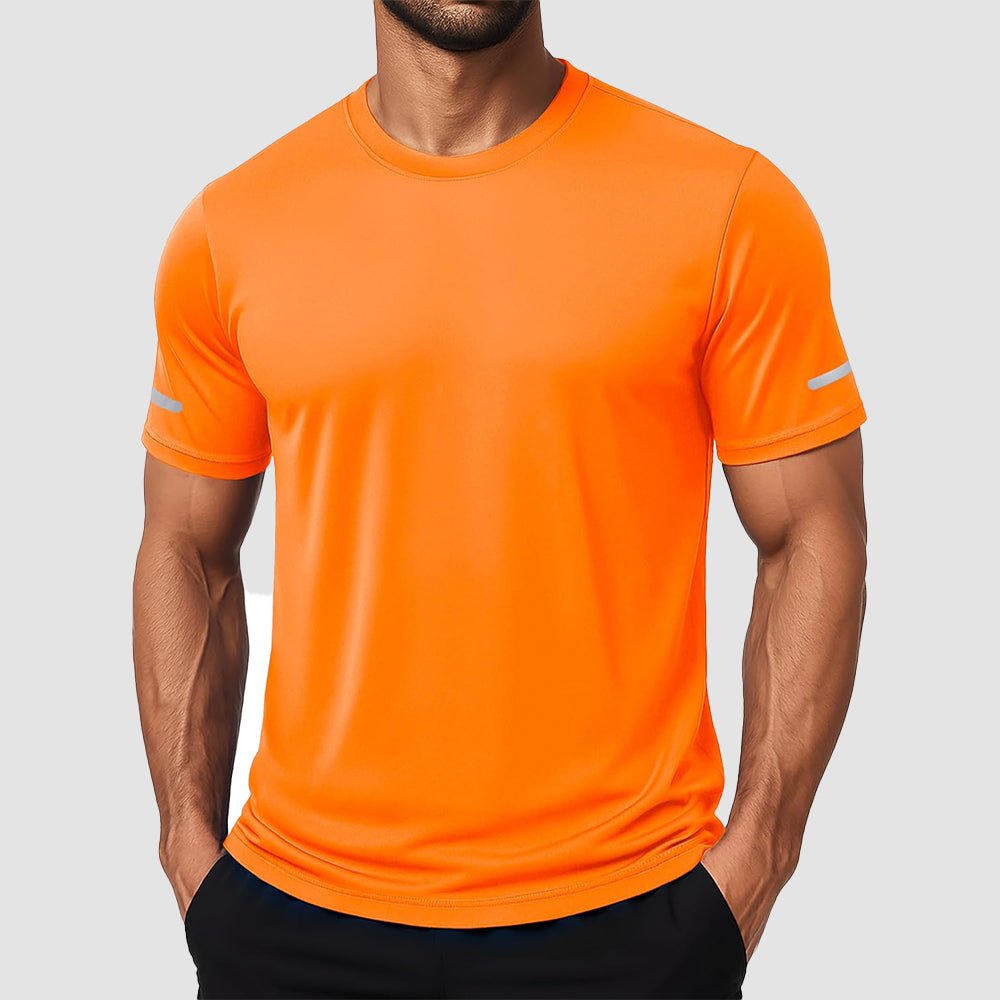 Men's Dry Fit Sun Protection Stretch Training & Sports T-Shirts - veyora