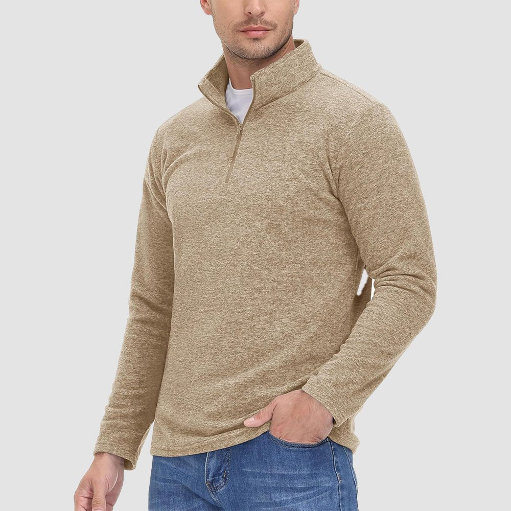 Men's 1/4 Zip Pullover Shirt Long Sleeve Sweatshirts - veyora