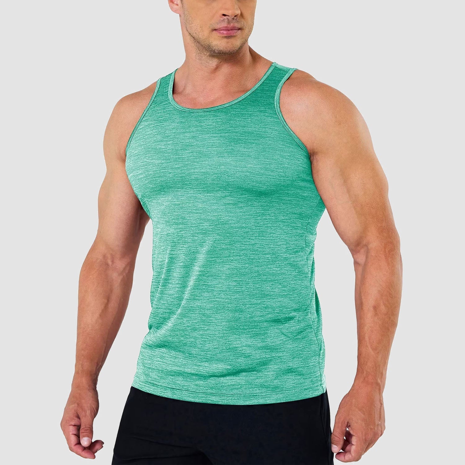 Men's Quick-Dry Workout Tank Top Sleeveless Gym Shirt