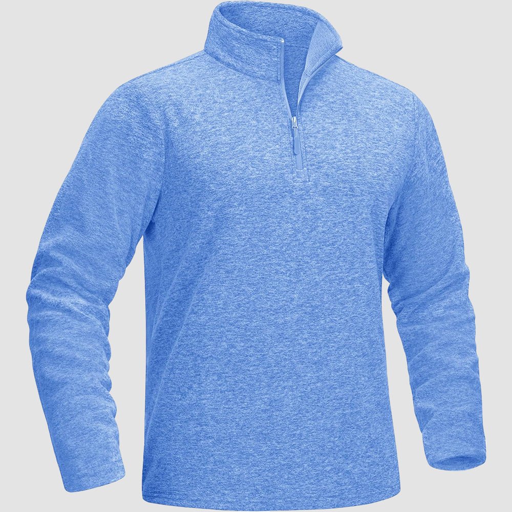 Men's 1/4 Zip Pullover Shirt Long Sleeve Sweatshirts - veyora