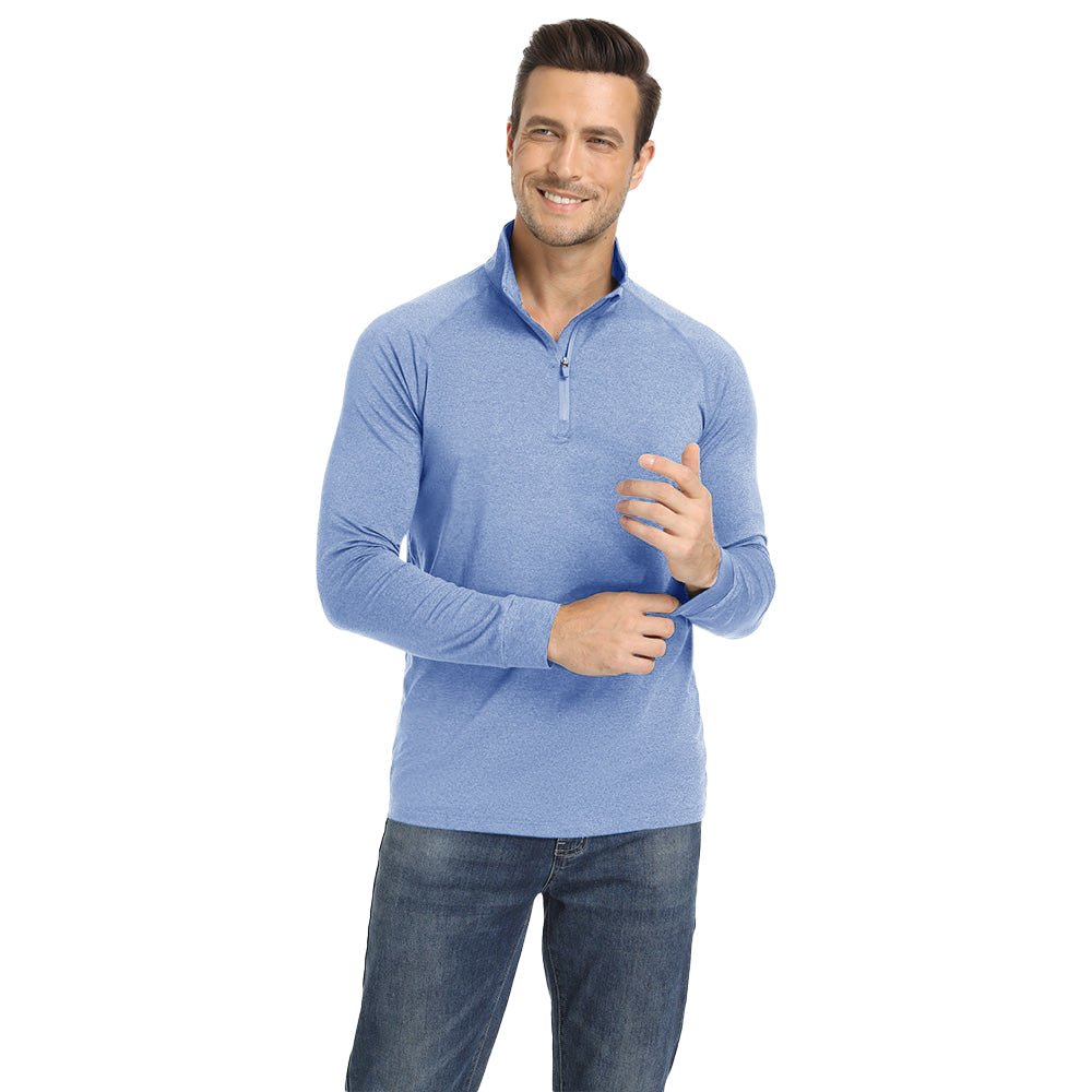Men's Lands End UPF50+ Sun Shirt, Long Sleeve Quick Dry - veyora
