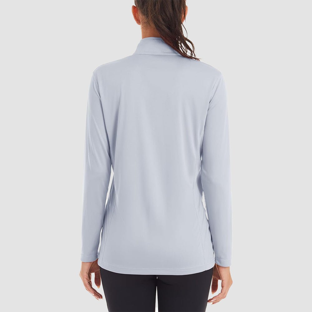 Women's Half Zip Quick Dry Shirt UPF 50+ - veyora