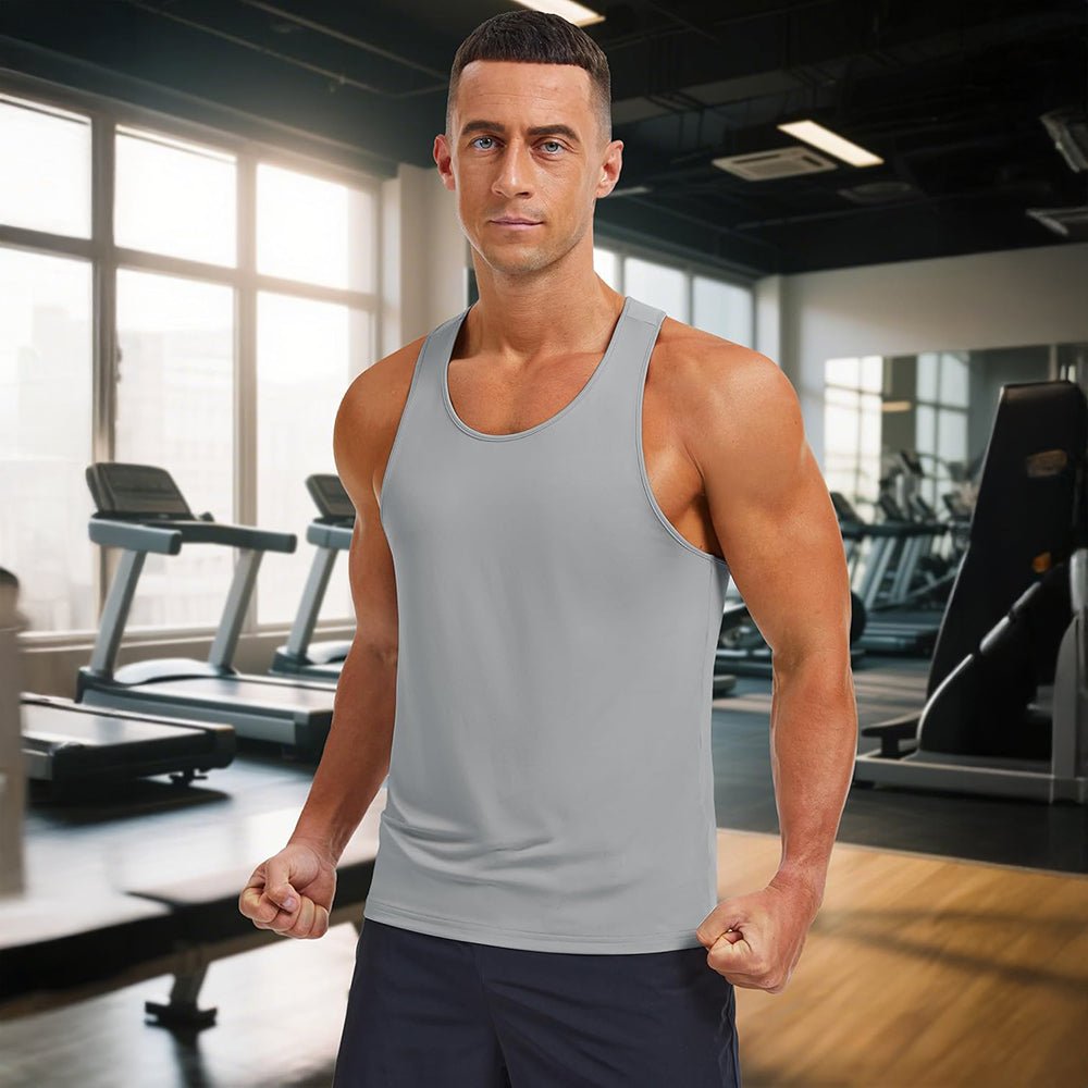 Men's Quick Dry UPF 80+ Athletic Y - Back Summer Tank - veyora