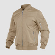 Men's Lightweight Zip - Up Bomber Jacket - Casual Windbreaker - veyora