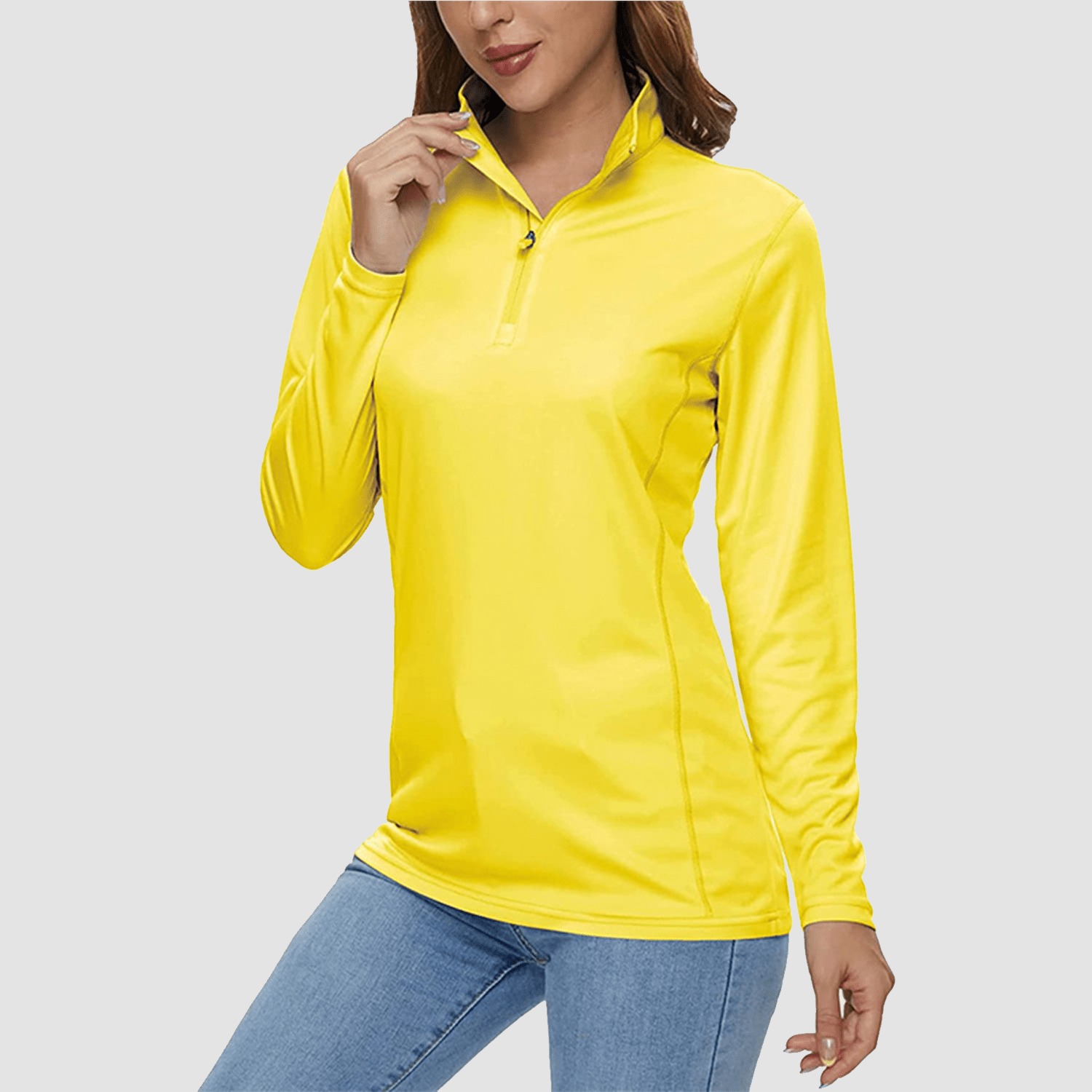 Women's Half Zip Quick Dry Shirt UPF 50+