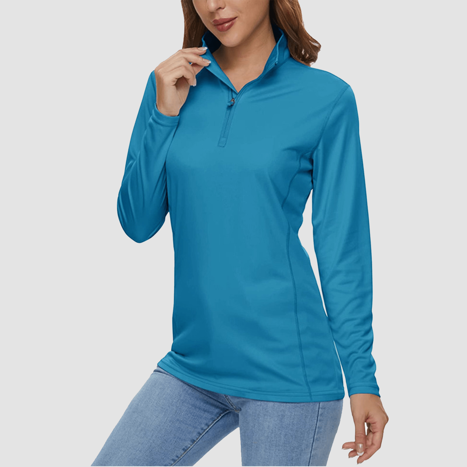 Women's Half Zip Quick Dry Shirt UPF 50+