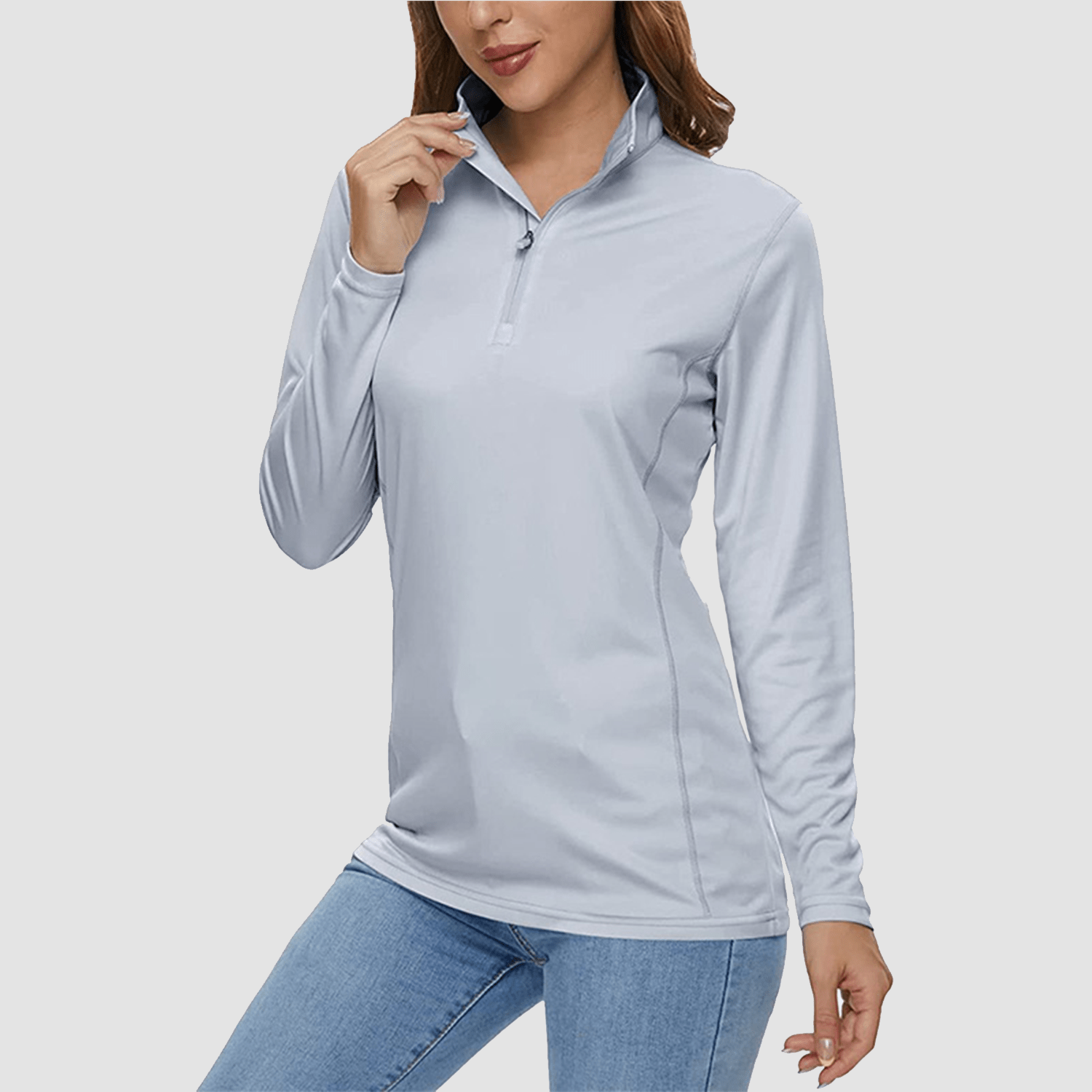 Women's Half Zip Quick Dry Shirt UPF 50+