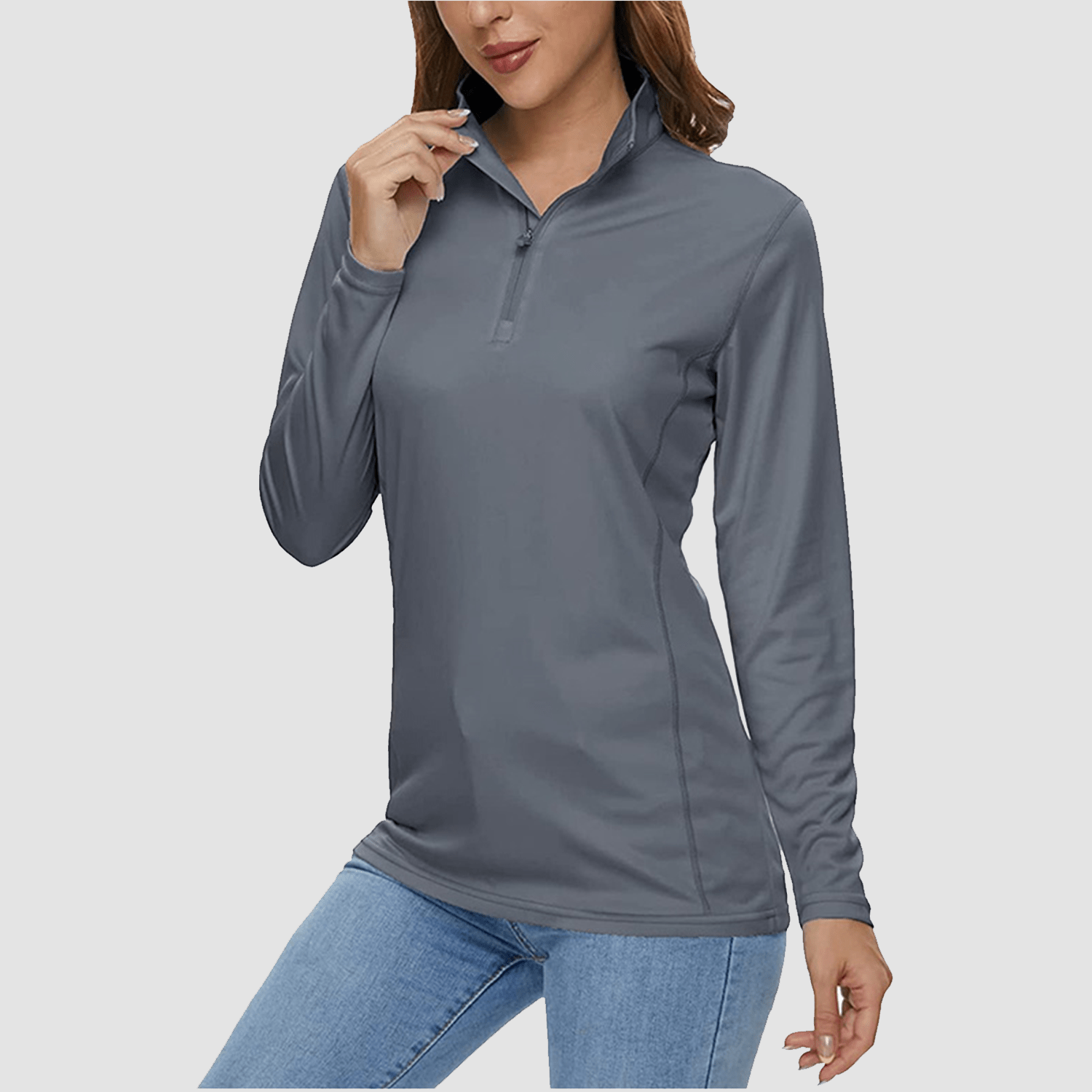 Women's Half Zip Quick Dry Shirt UPF 50+