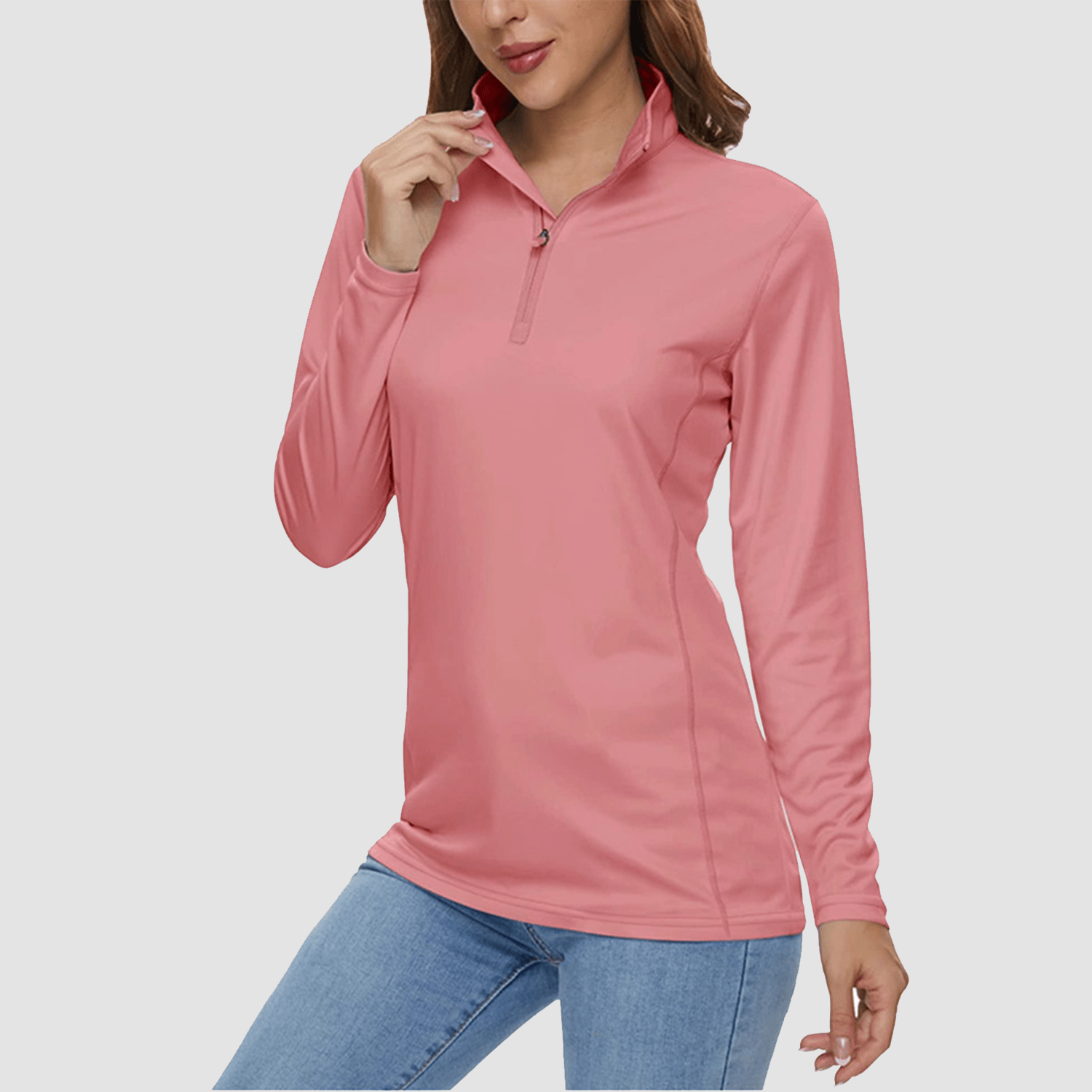 Women's Half Zip Quick Dry Shirt UPF 50+