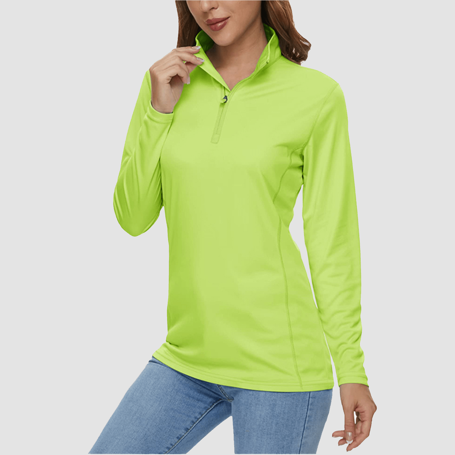 Women's Half Zip Quick Dry Shirt UPF 50+