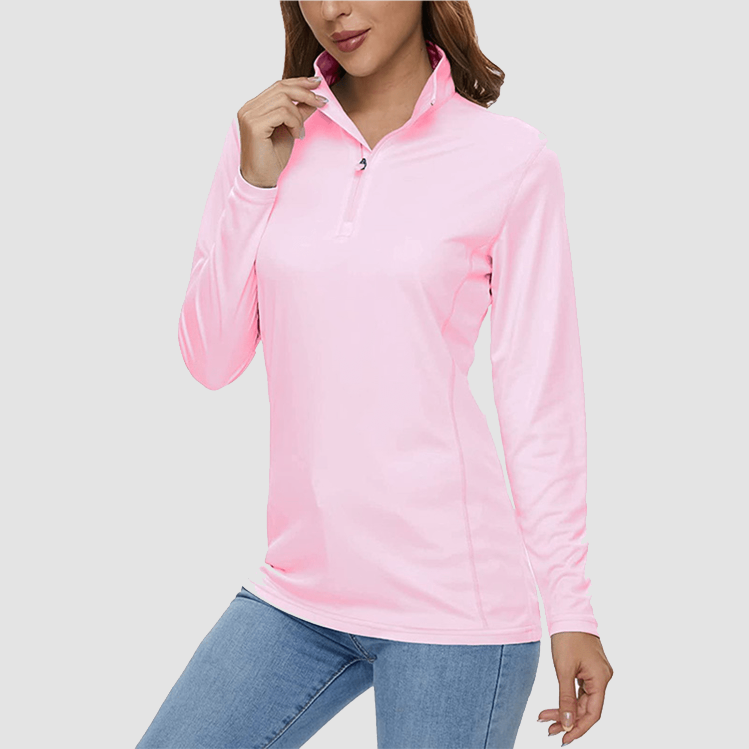 Women's Half Zip Quick Dry Shirt UPF 50+
