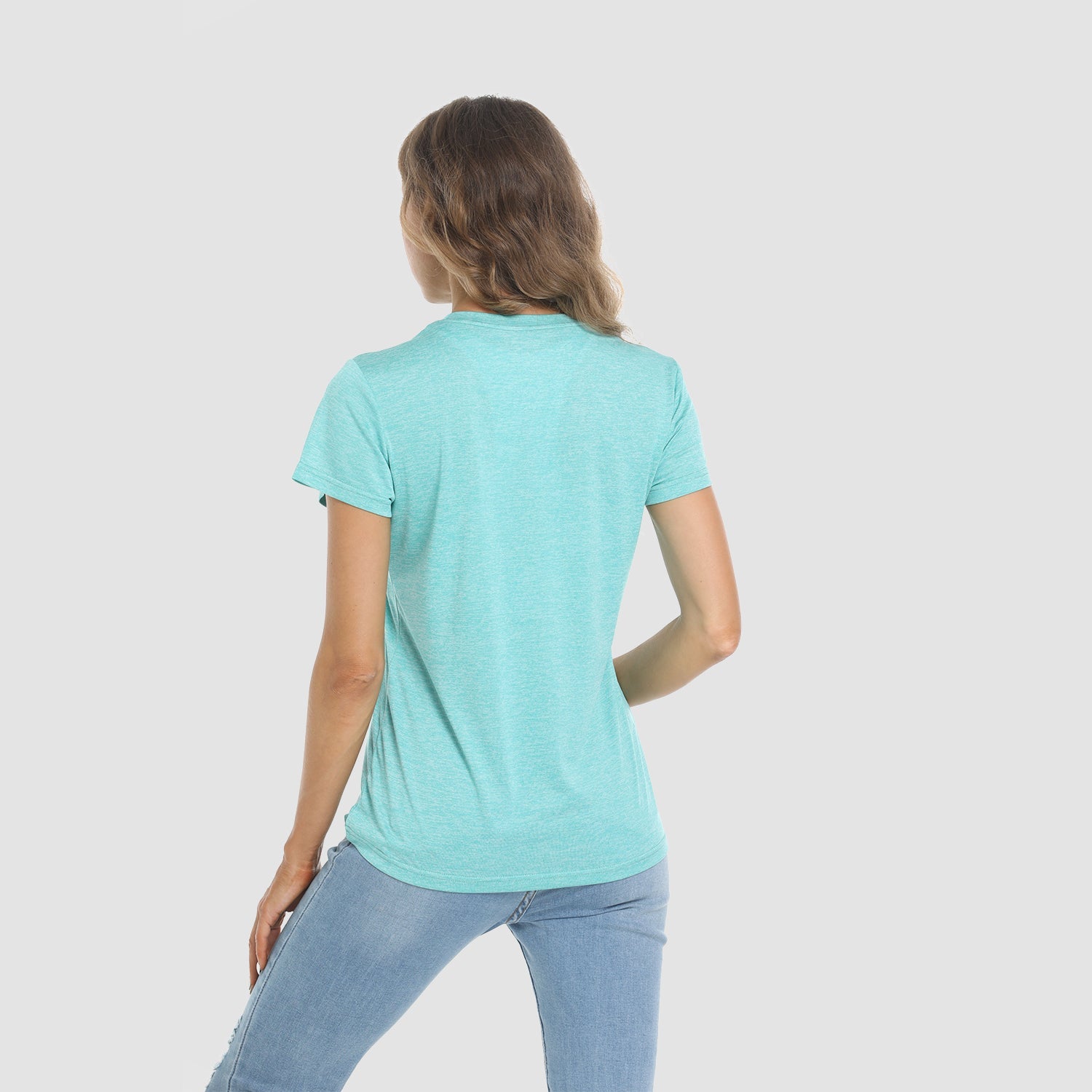 Women's Quick-Dry Short Sleeve Running Workout T-Shirt