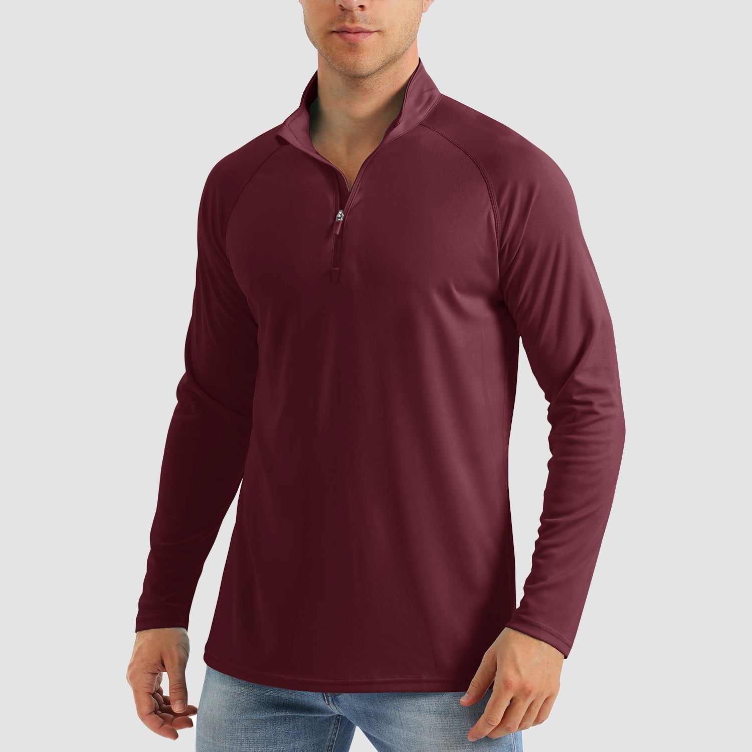 Men's Long Sleeve UPF50+ Sun Shirts - veyora