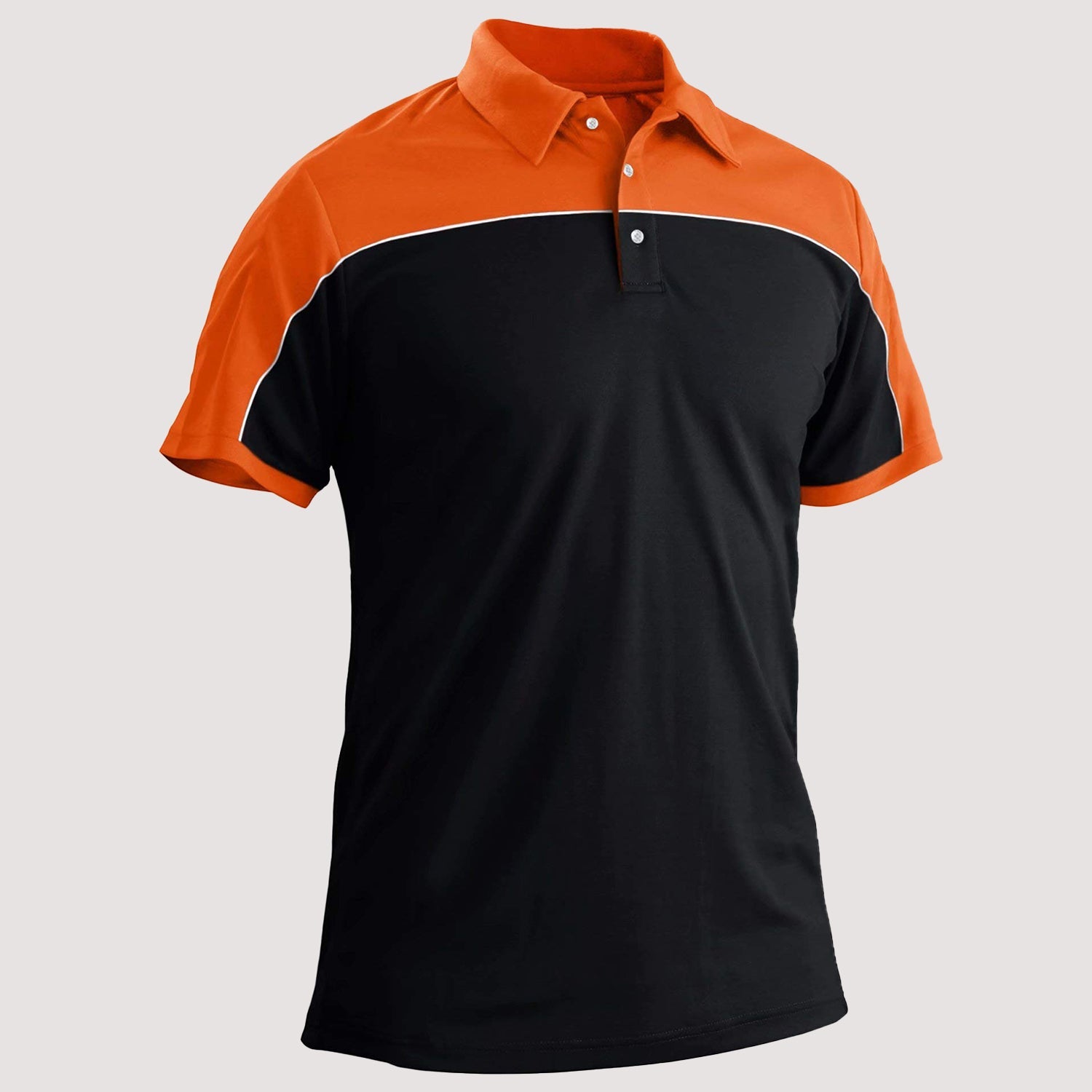 Men's Golf Polo Shirts Quick Dry Contrasting colors - veyora