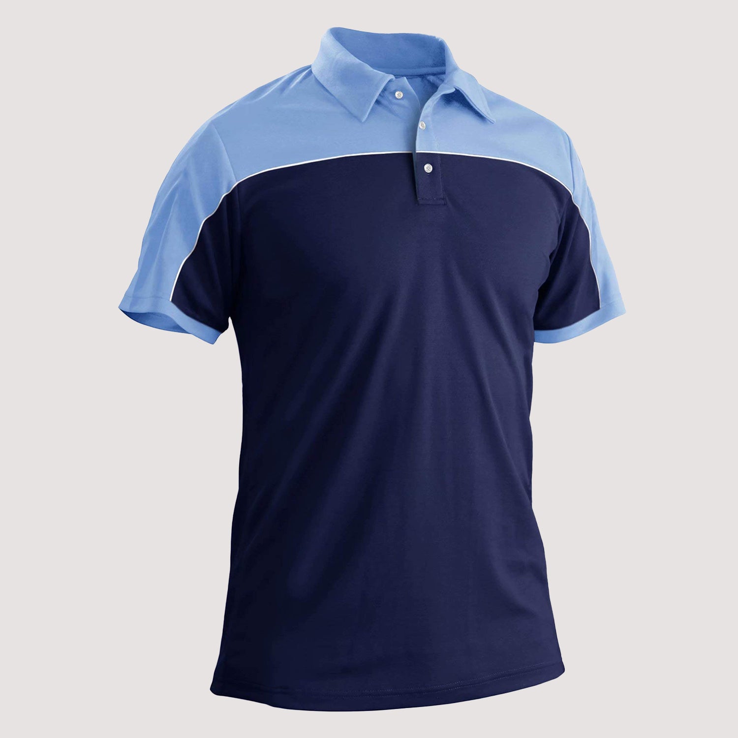 Men's Golf Polo Shirts Quick Dry Contrasting colors - veyora