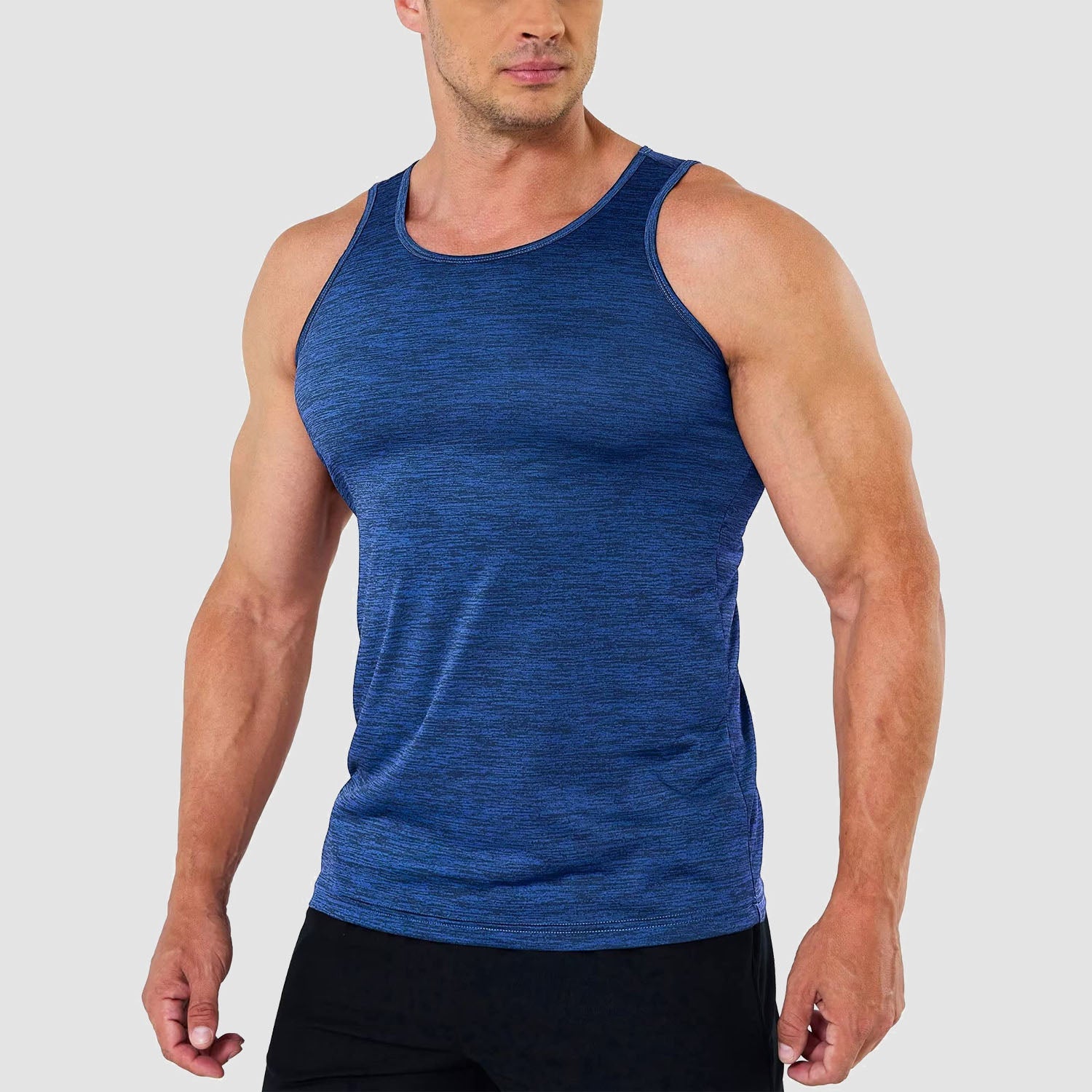 Men's Quick-Dry Workout Tank Top Sleeveless Gym Shirt