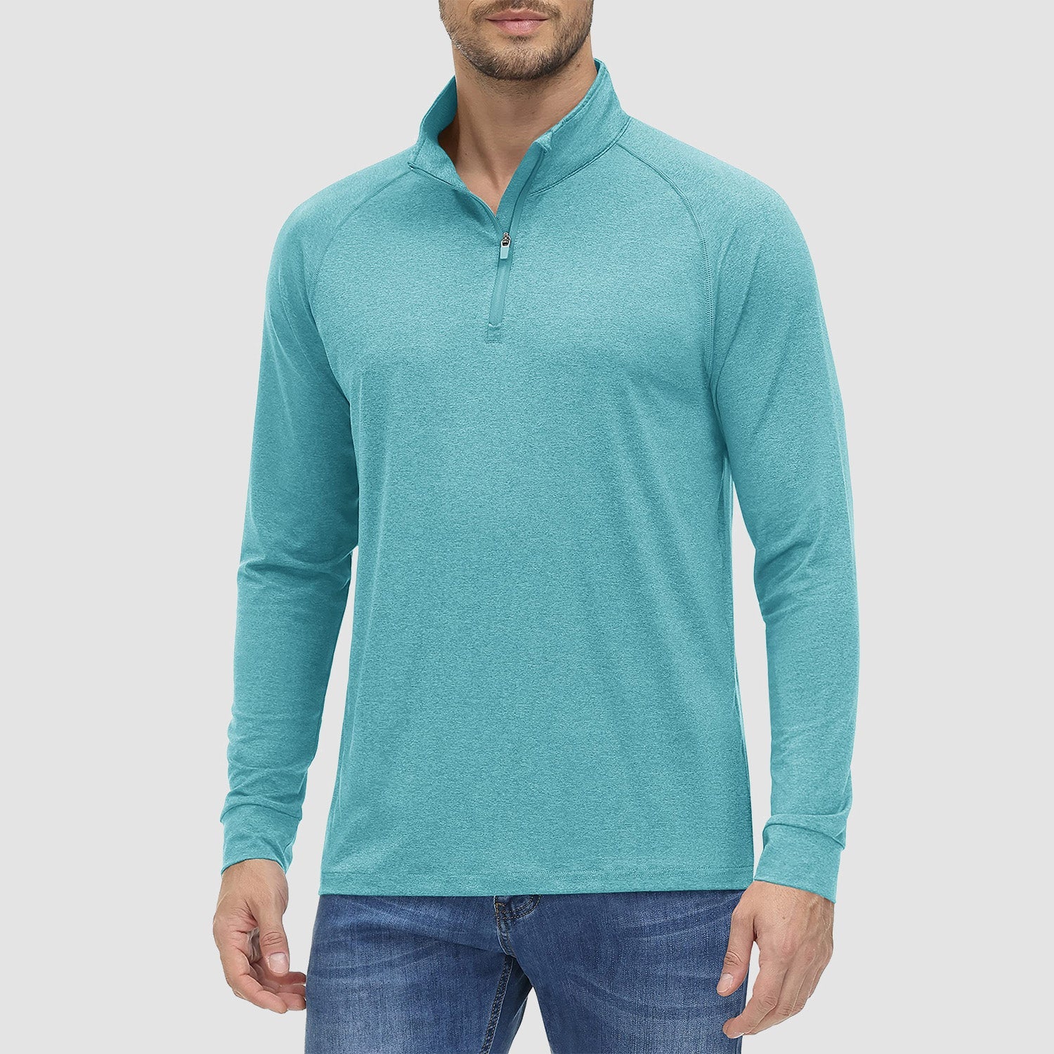 Men's Lands End UPF50+ Sun Shirt, Long Sleeve Quick Dry - veyora