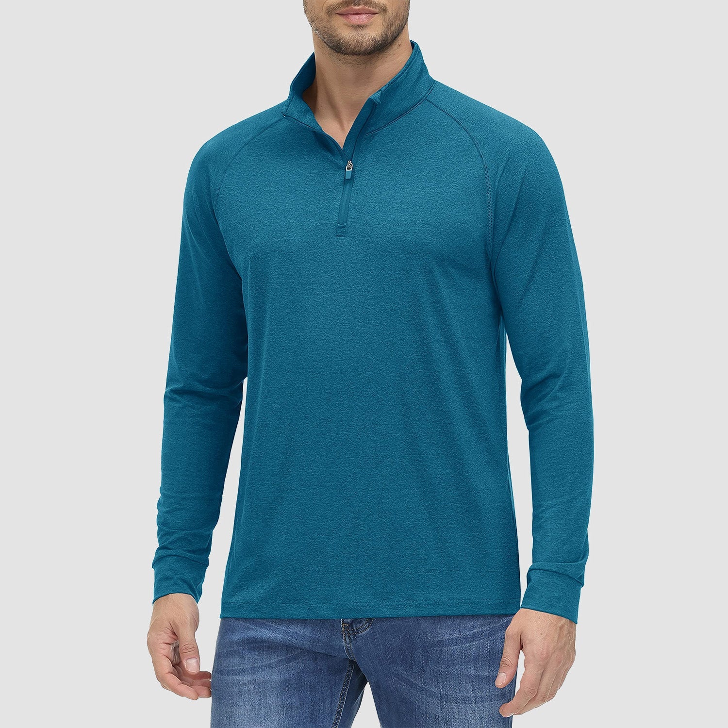 Men's Lands End UPF50+ Sun Shirt, Long Sleeve Quick Dry - veyora