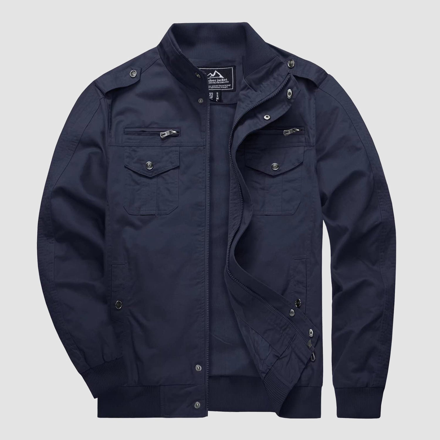 Men's Lightweight Tactical Cargo Jackets Combat Jacket - veyora