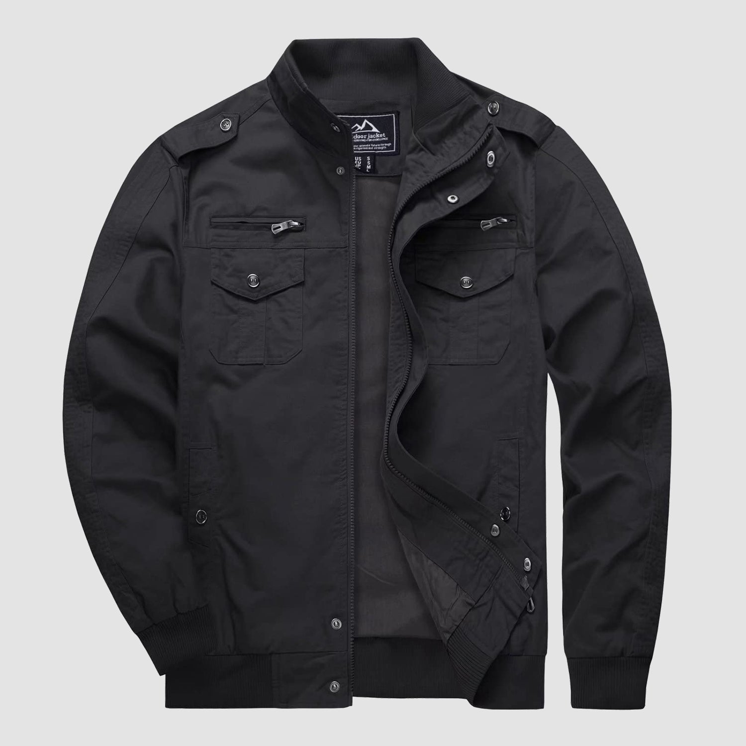 Men's Lightweight Tactical Cargo Jackets Combat Jacket - veyora