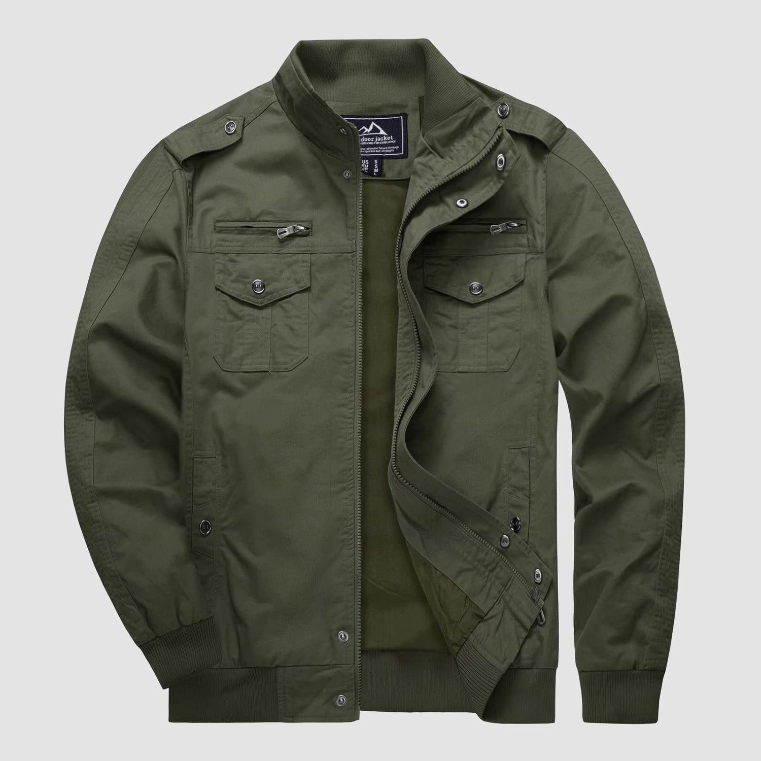 Men's Lightweight Tactical Cargo Jackets Combat Jacket - veyora