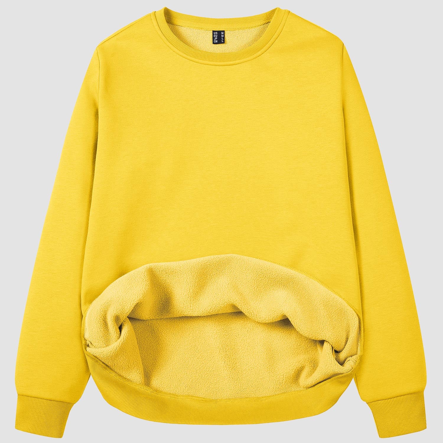 Women's Fleece Sweatshirt - Crewneck & Long Sleeve