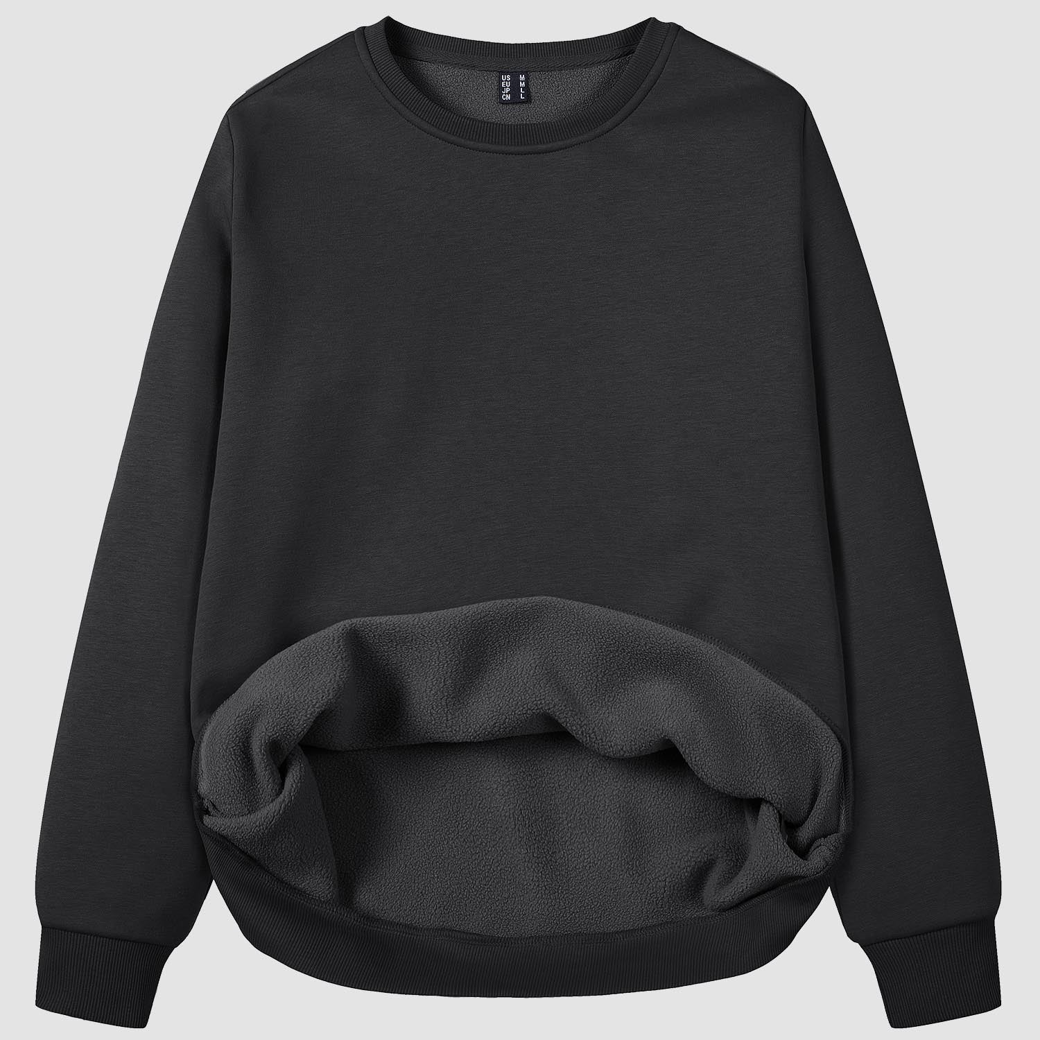 Women's Fleece Sweatshirt - Crewneck & Long Sleeve