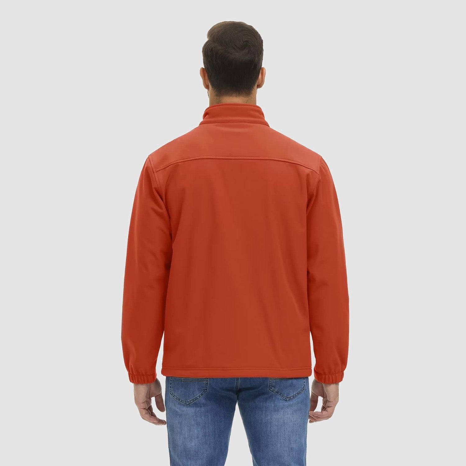 Men's Fleece Lined Jacket Lightweight Waterproof Jacket - veyora