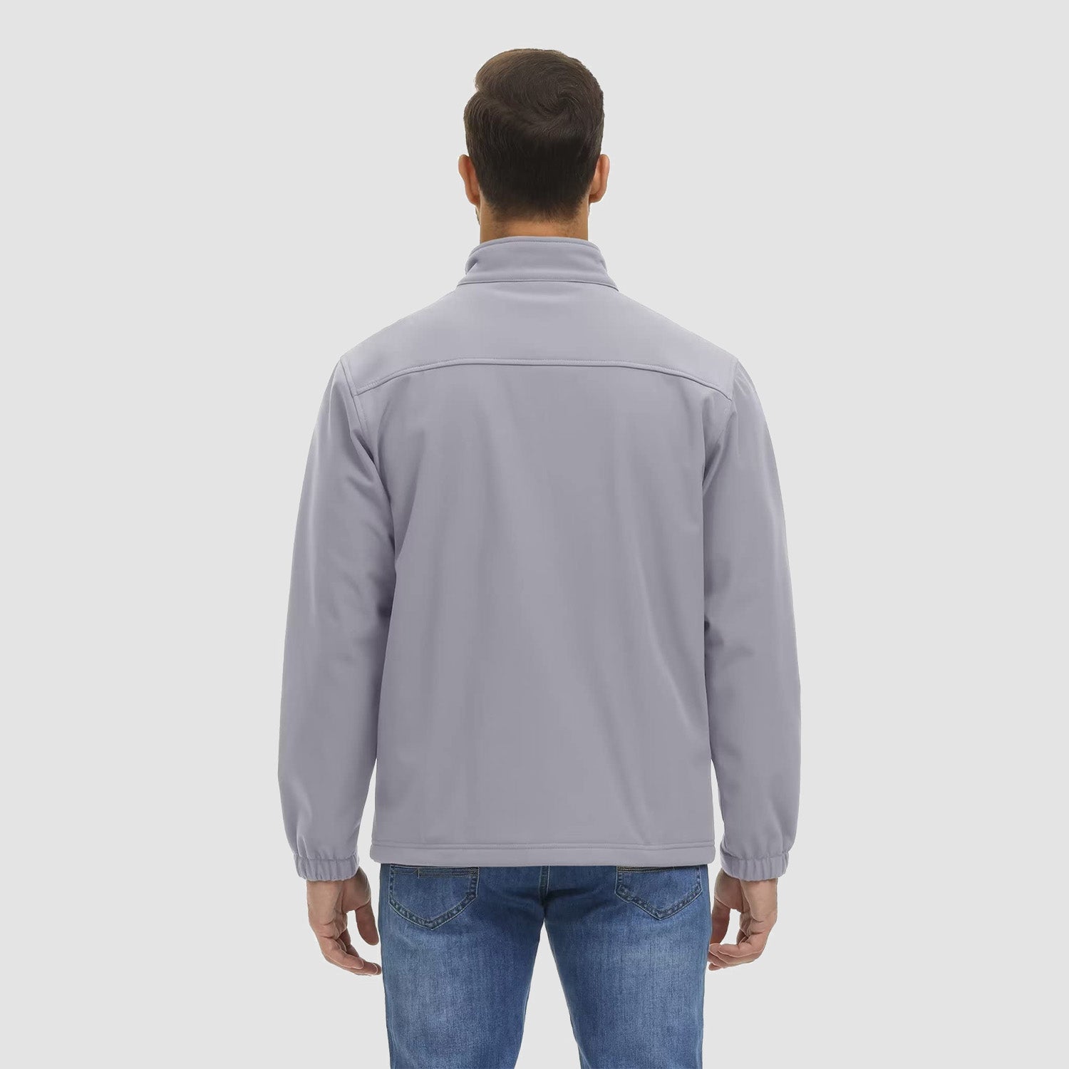 Men's Fleece Lined Jacket Lightweight Waterproof Jacket - veyora