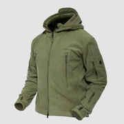 Men's Military Tactical Hooded Jacket with 6 Zip - Pockets - veyora