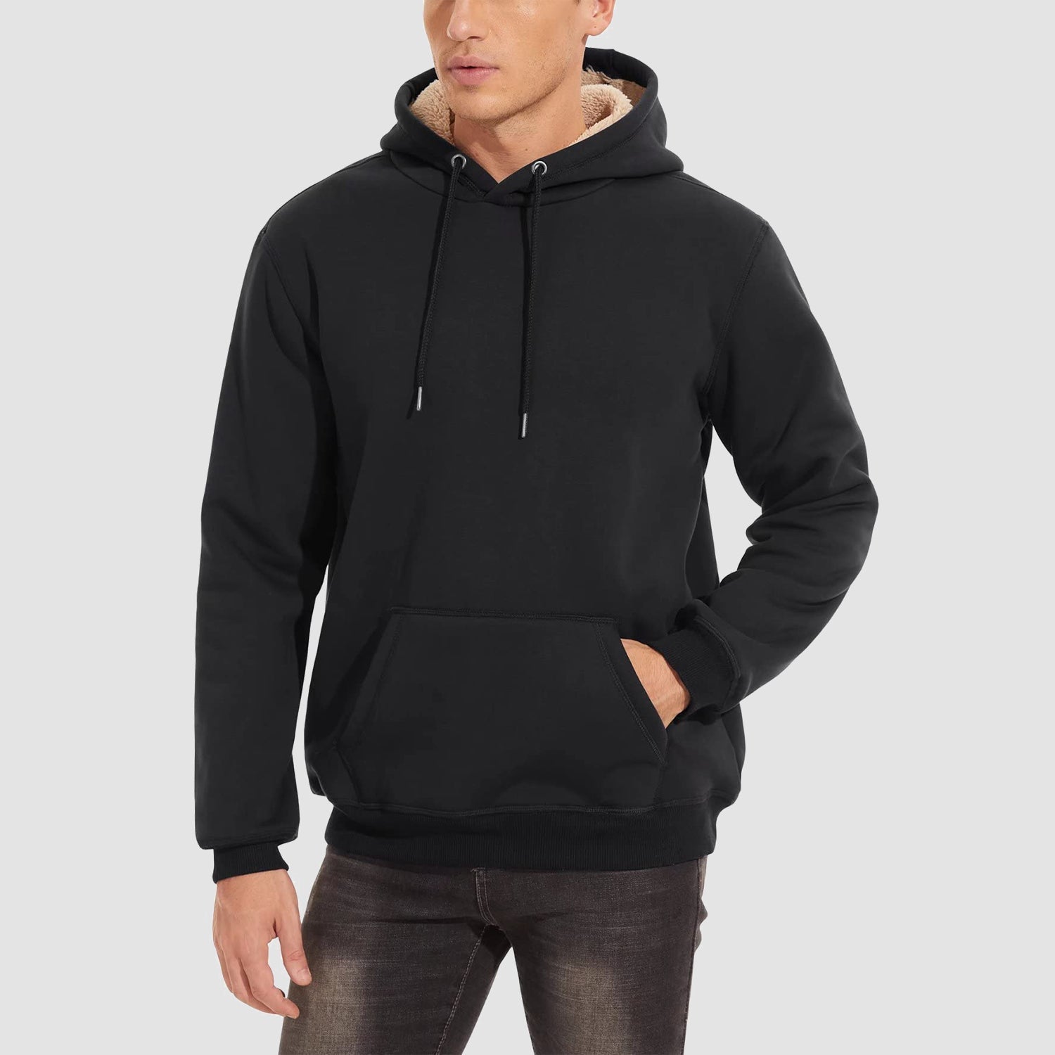 Men's Hoodie Sweater Fleece Pullover Hoodies Sweatshirt - veyora