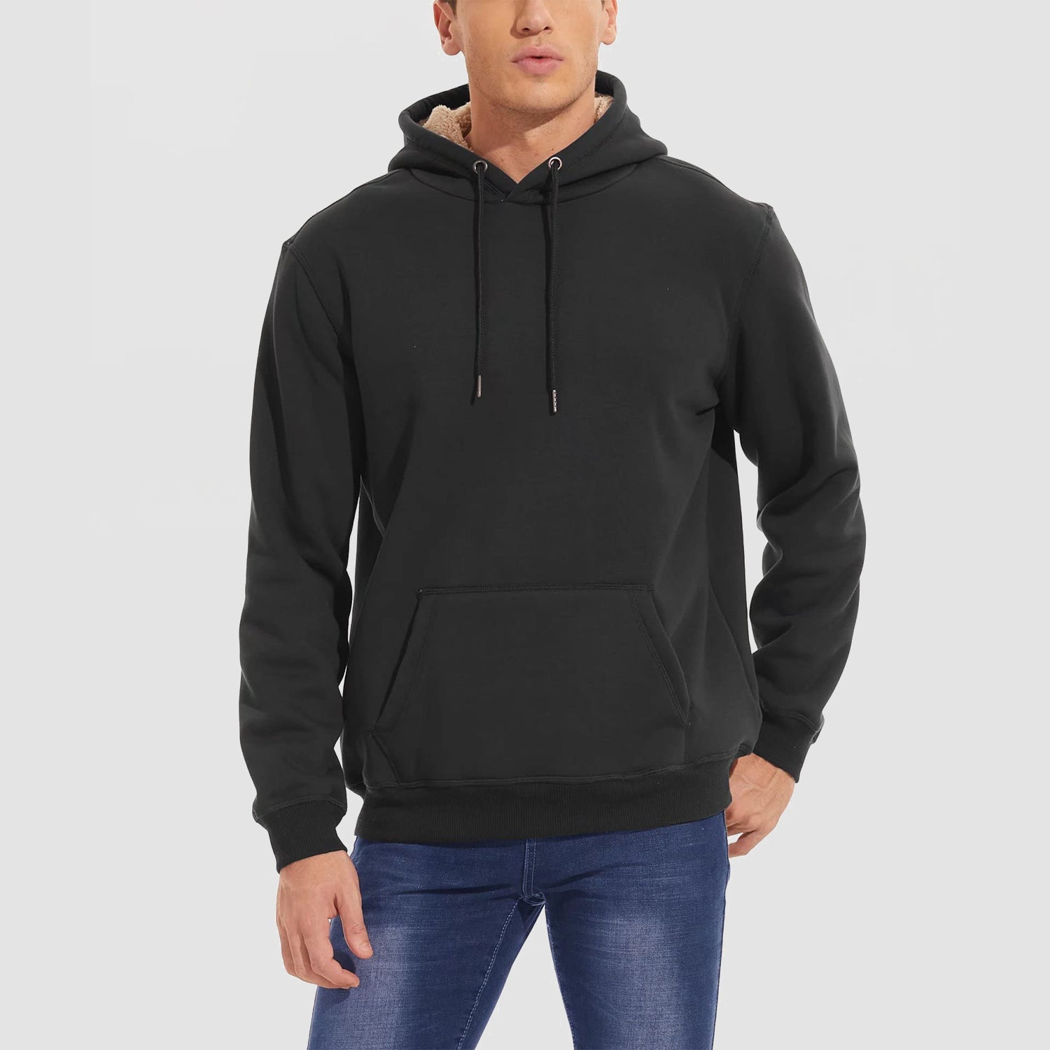 Men's Hoodie Sweater Fleece Pullover Hoodies Sweatshirt - veyora